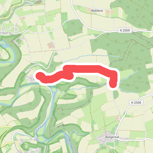 roter Punkt Mistlau - Im Morgen HW4