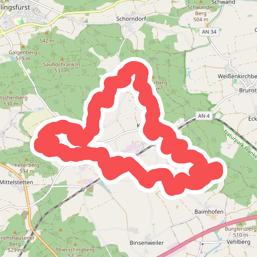 Dombühler Naturerlebnisweg (blau)