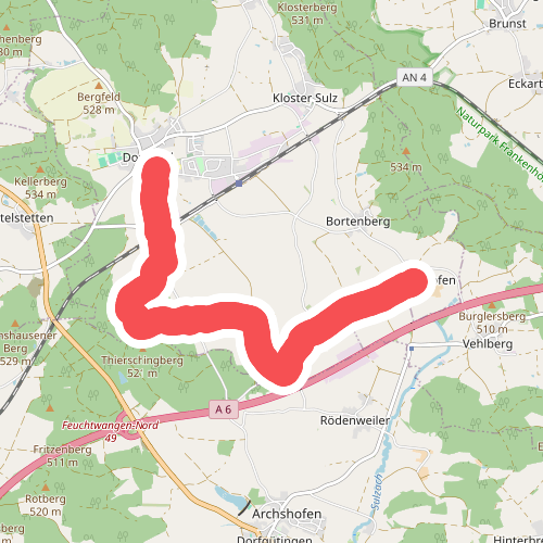 Verbindungsweg Dombühl-Baimhofen