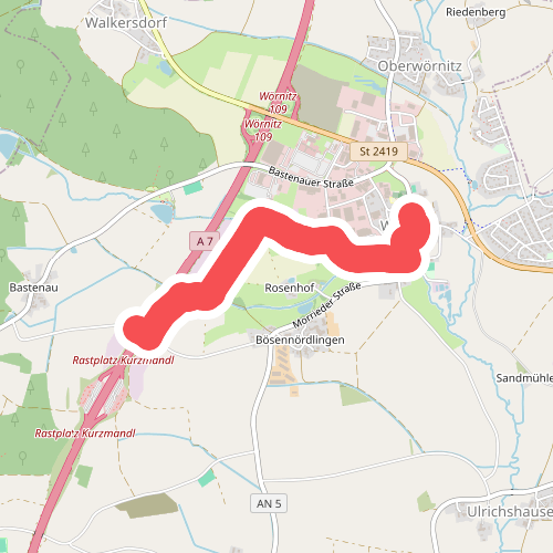 Zubringer Wörnitz West