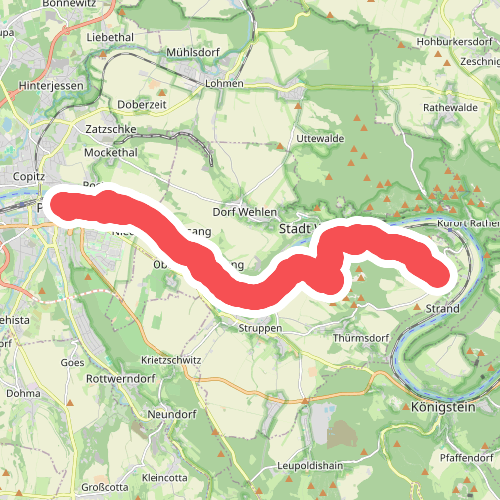 Weißig - Pirna · Malerweg etappe 8
