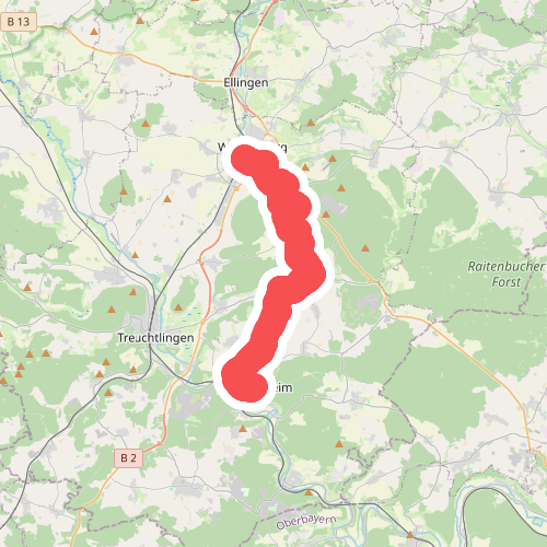 Altmühl Panoramaweg Schlaufe 7 Weissenburger Reichsstadtweg