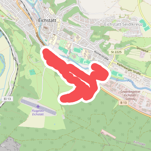 Nordic Walking Park Eichstätt Route 3 Auwäldchen