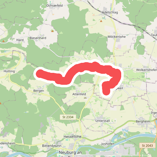 Urdonautalsteigzubringer Nassenfels und Egweil