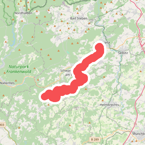 Naila - Elbersreuth · Frankenweg etappe 2