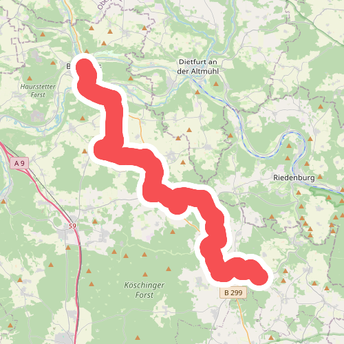 Beilngries-Altmannstein-Wanderweg
