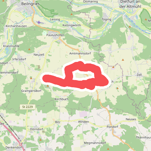 Über die Dörfer Wanderweg Nr. 7