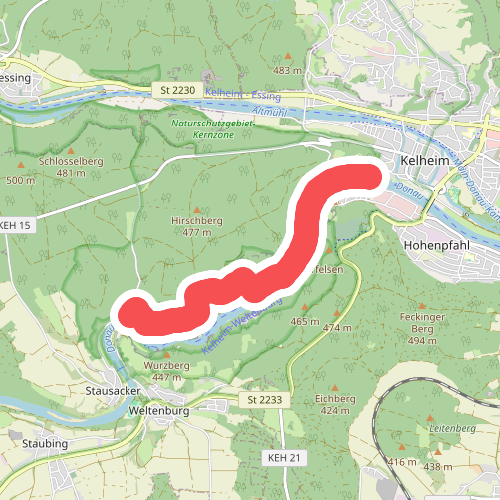 W 60 Kelheim - Weltenburg (Rotes Dreieck)