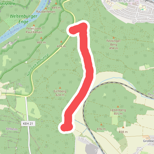 Weltenburger Enge IV - Archäologischer Wanderweg