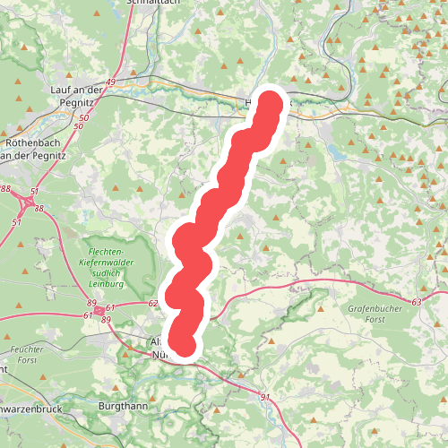 Hersbruck - Altdorf b. Nürnberg · Frankenweg etappe 16