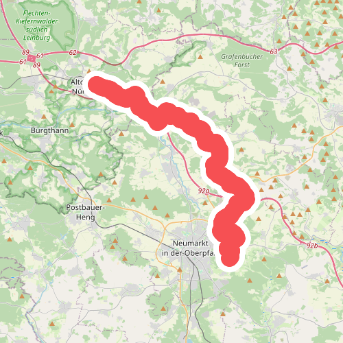 Altdorf b. Nürnberg - Höhenberg · Frankenweg etappe 17