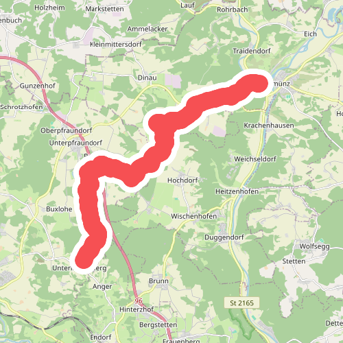 W 69 Kallmünz - Beratzhausen (Rotes Dreieck)