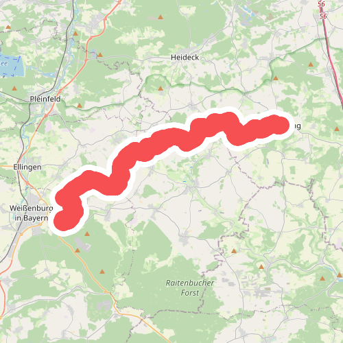 Thalmässing - Wülzburg · Frankenweg etappe 20