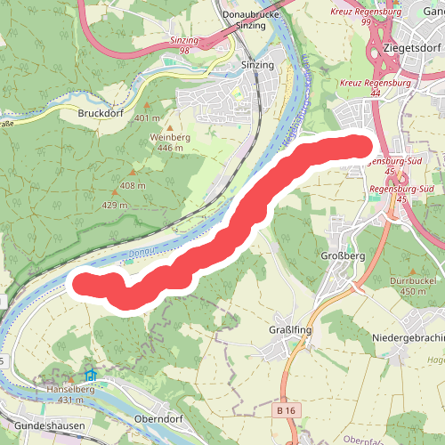 S 13 Pentling - Matting (Rotes Rechteck)