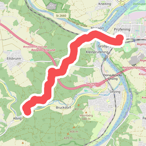 W 05 Regensburg - Alling (Grünes Dreieck)