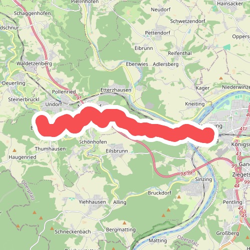 W 07 Regensburg - Eichhofen (Blaues Dreieck)