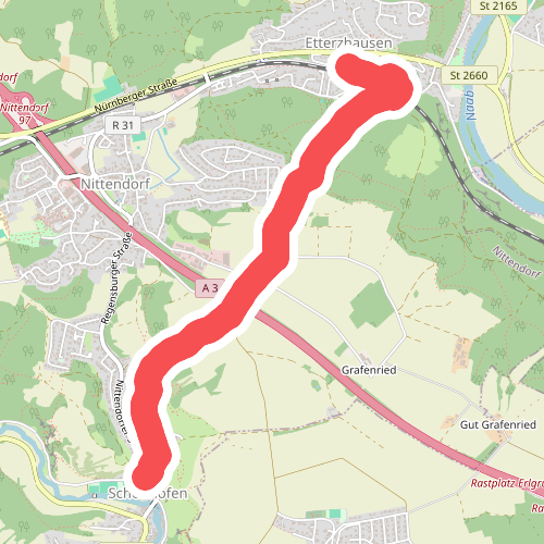W 13 Etterzhausen - Schönhofen (Rotes Rechteck)