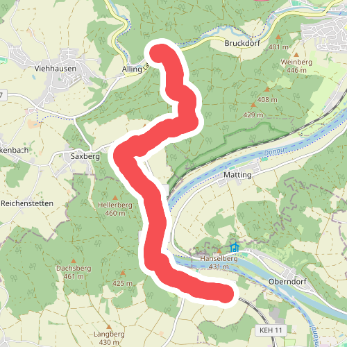 W 33 Gundelshausen - Alling (Rotes Dreieck)