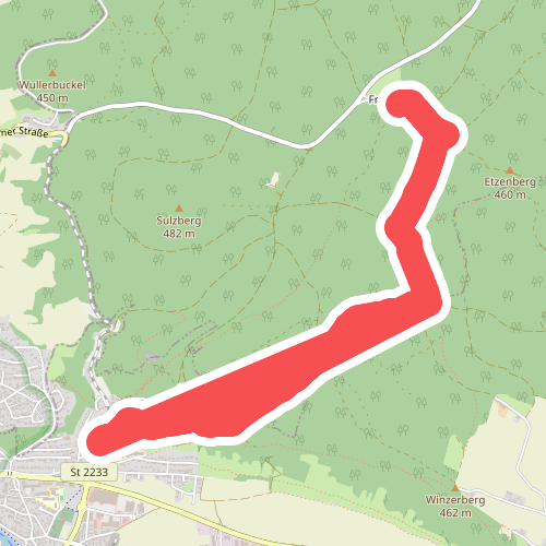 W 44 Frauenhäusl - Kelheim (Grünes Rechteck)