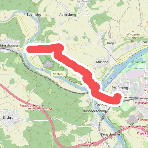 W 67 Regensburg - Etterzhausen (Blaues Rechteck)