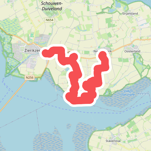 Zierikzee - Sas Nieuwerkerk · Watersnoodpad etappe 2