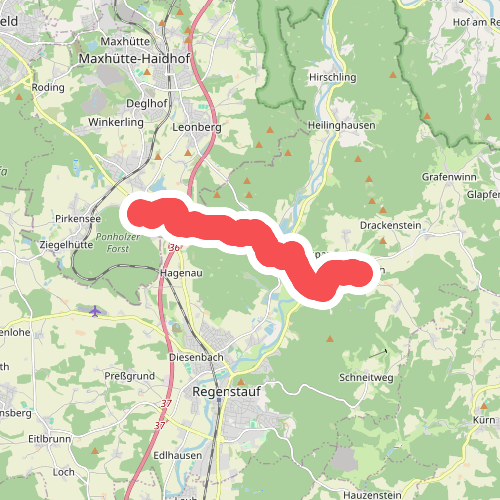 O 63 Ponholz - Karlstein (Grünes Rechteck)