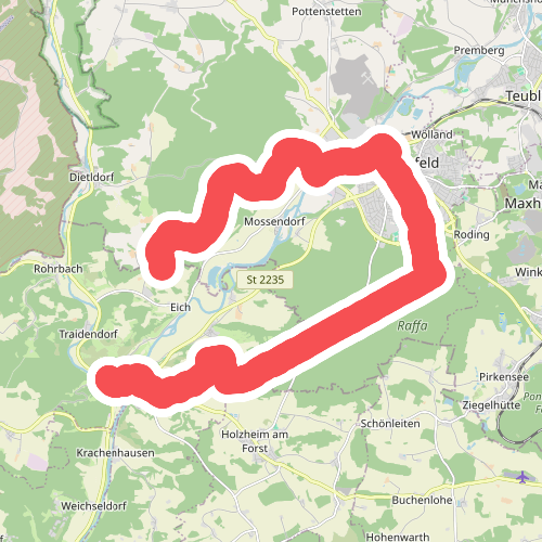 Städtedreieck-Rundweg 2 "Wittelsbacher Burgensteig" (Blau)