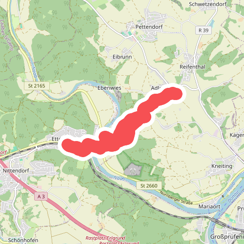 W 17 Etterzhausen - Adlersberg (Grünes Rechteck)