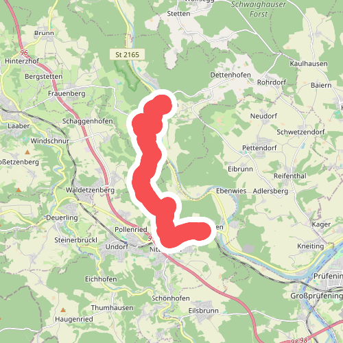 W 21 Etterzhausen - Pielenhofen (Rotes Dreieck)