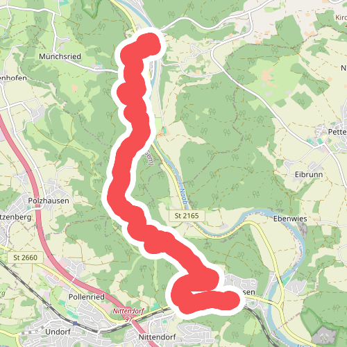 W 23 Etterzhausen - Pielenhofen (Grünes Rechteck)