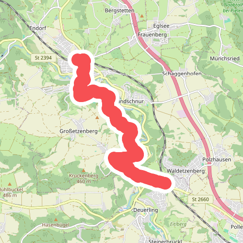 W 47 Laaber - Deuerling (Rotes Rechteck)