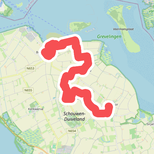 Dreischor - Brouwershaven · Watersnoodpad etappe 5