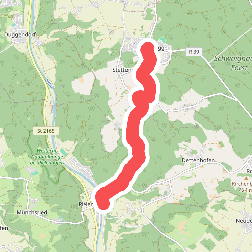 W 49 Wolfsegg - Pielenhofen (Rotes Dreieck)