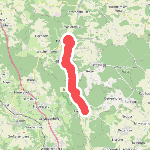 W 54 Pielenhofen - Heitzenhofen (Rotes Rechteck)