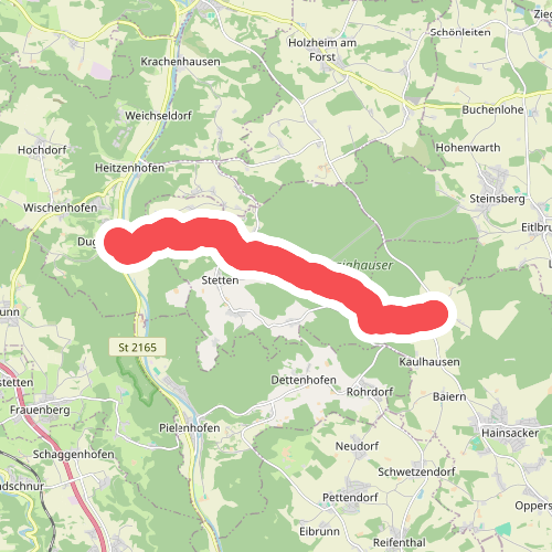W 57 Schwaighausen - Duggendorf (Grünes Dreieck)