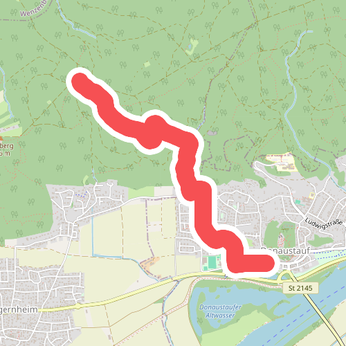 O 04 Donaustauf - Hohe Linie (Rotes Rechteck)