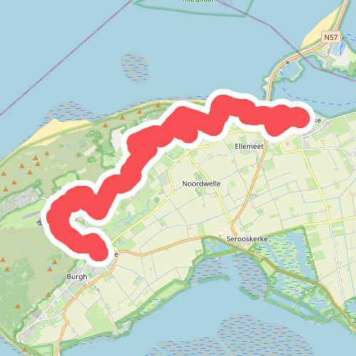 Scharendijke - Burgh-Haamstede · Watersnoodpad etappe 7