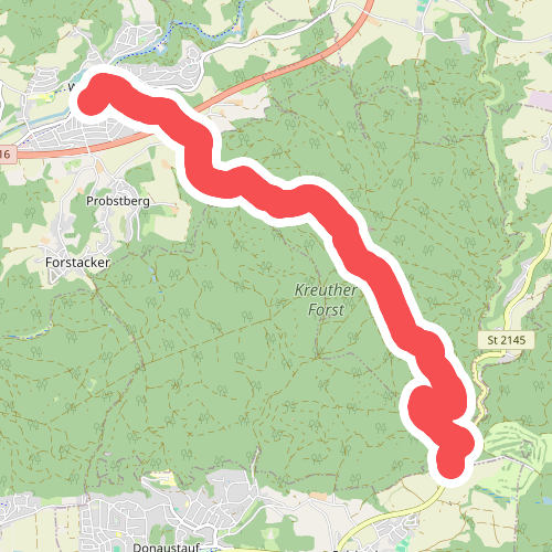 O 10 Wenzenbach - Hammermühle (Grünes Rechteck)