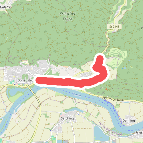 O 15a Donaustauf - Hammermühle (Grüner Punkt)