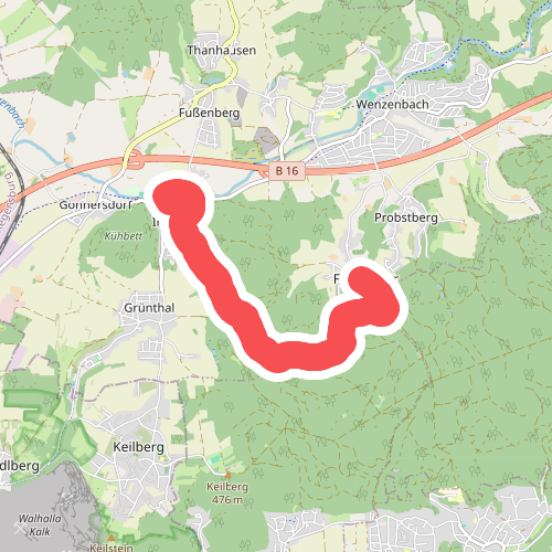O 64 Irlbach - Forstacker (Blaues Rechteck)