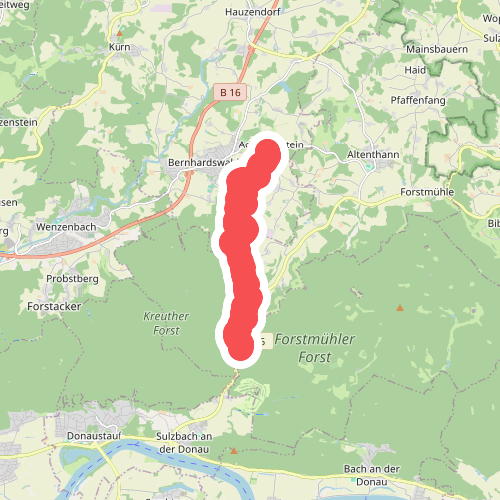 O 14 Adlmannstein - Unterlichtenwald (Grünes Rechteck)