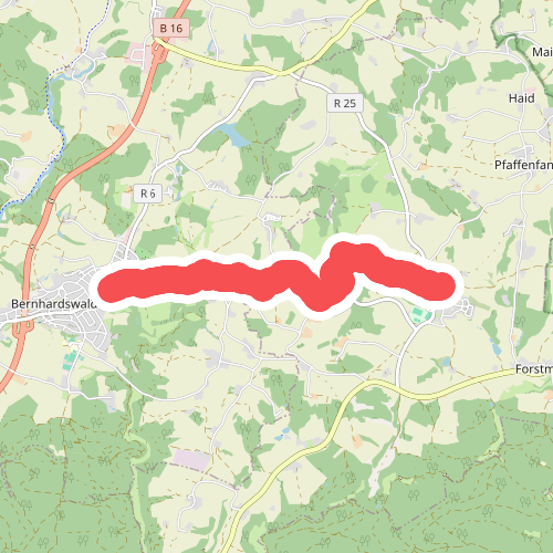 O 18 Bernhardswald - Altenthann (Rotes Dreieck)