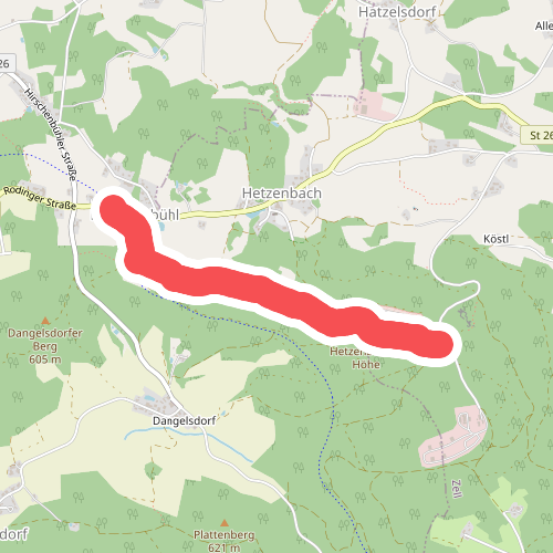 O 33 Hirschenbühl - Hetzenbacher Höhe (Rotes Dreieck)