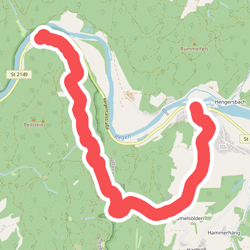 O 58 Stefling - Marienthal (Rotes Rechteck)