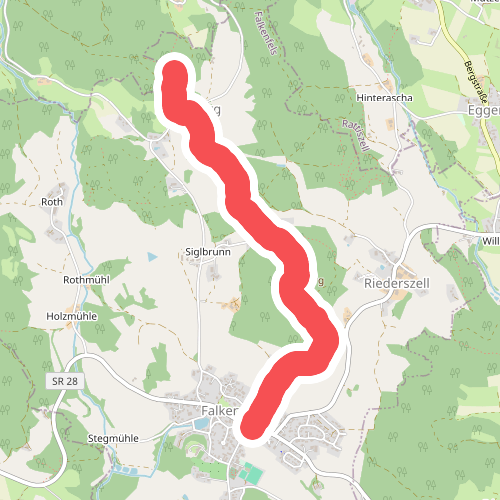 Goldsteig Zuweg Nr.37 Falkenfels → Riedelhänge