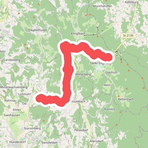 Goldsteig Zuweg Nr.29 Neukirchen → Maibrunn → St. Englmar