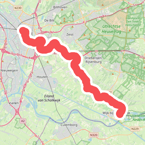 Utrecht - Wijk bij Duurstede · Jacobsweg Amstelredam etappe 7