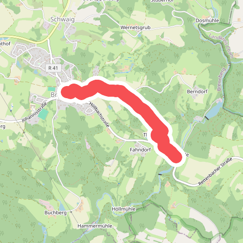 O 59 Höllbachtal - Brennberg (Rotes Rechteck)