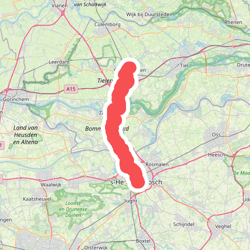 Geldermalsen - 's-Hertogenbosch · Jacobsweg Amstelredam etappe 9