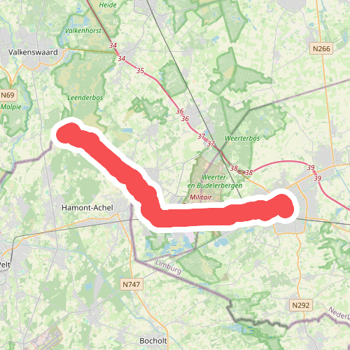 Achelse Kluis - Weert · Jacobsweg Amstelredam etappe 12